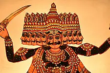 Tell Tale ♣ Leather Puppets ♣ Lankapati Ravana { 12 }
